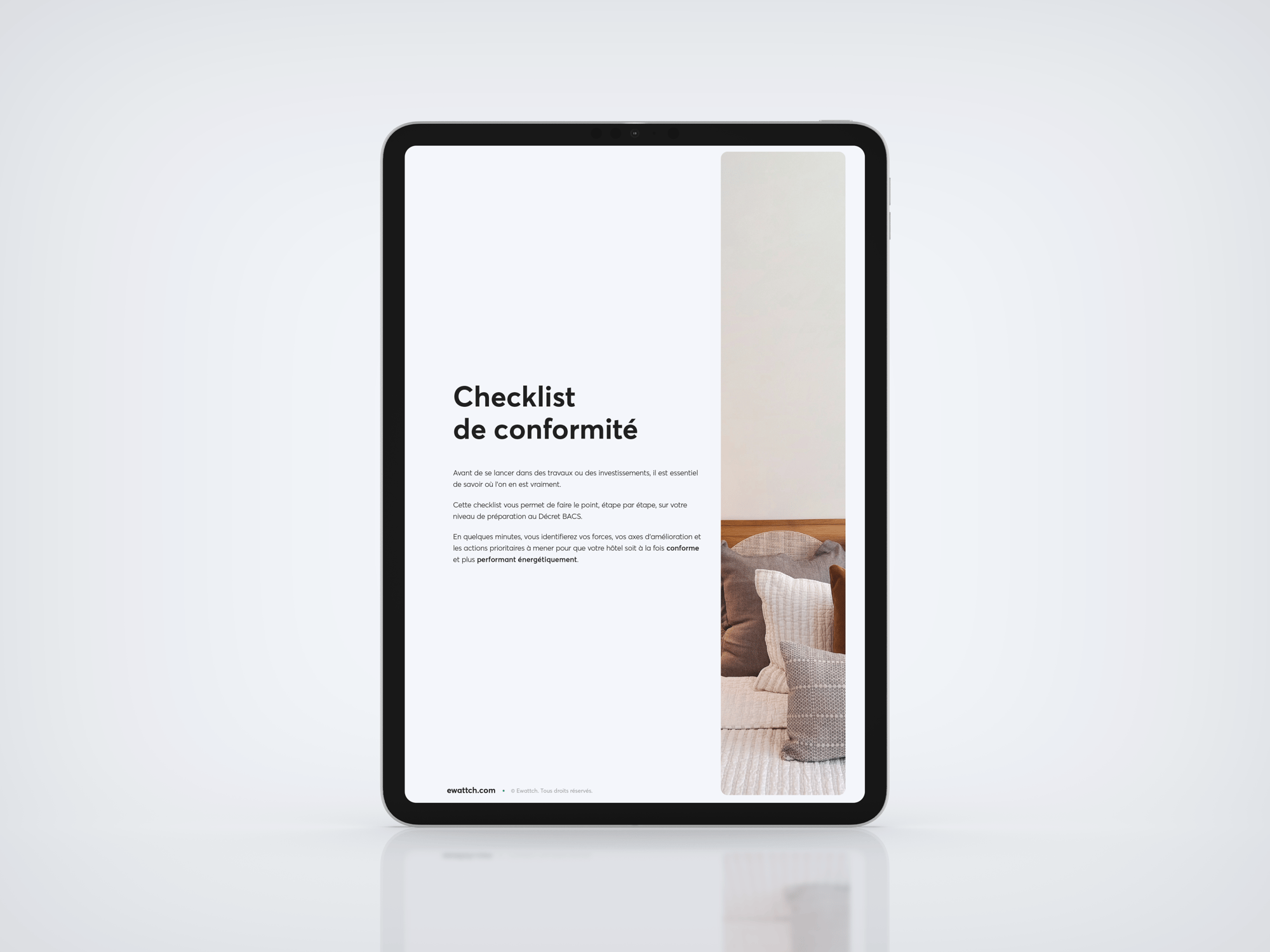 Mockup Checklist de Conformité